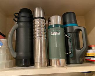 Thermos assortment including Stanley