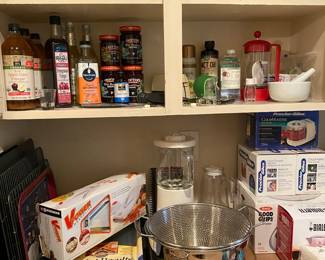 Organic vinegar, jams