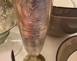 Trophy from West Palm Beach Fishing Club 1942-43