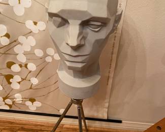 Artistic piece Planes of the Head by John Asaro 1976