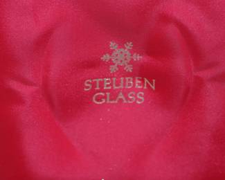 STEUBEN GLASS EGG 18K GOLD Faberge 