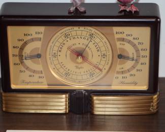 Vintage Taylor Art Deco Bakelite Weather Station