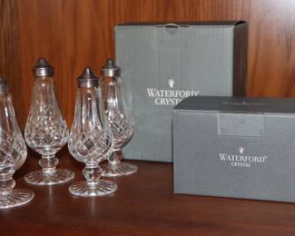 Waterford Lismore Salt/Pepper Shakers