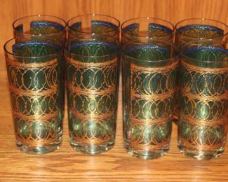 8 MCM Georges Briard Green/Gold/Blue Glasses