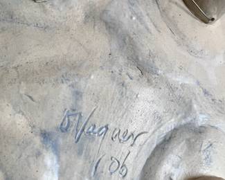 Peace Porcelain Wall Hanging Artwork by Donna Vaquer