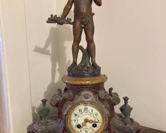 Moreau's Cupid Mantle Clock