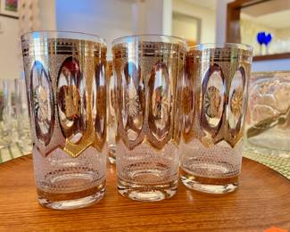 Set of 6 Culver Mid Century Modern Imperial Highball Glasses
