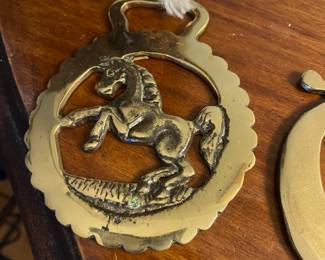 Assortment of Brass Horse Decorations/Saddle Medallion Harness Tacks