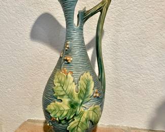 Roseville Pottery Pitcher with Bushberry Pattern