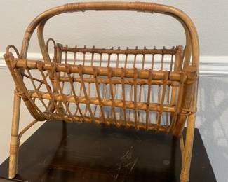 Bamboo Magazine Rack