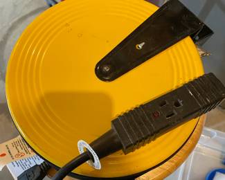 Retractable Power Cord Wheel