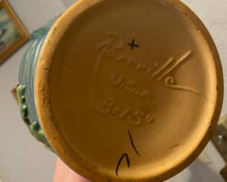 Roseville Pottery Pitcher with Bushberry Pattern