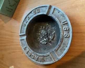 U.S.S. Massey Ship Ash Tray