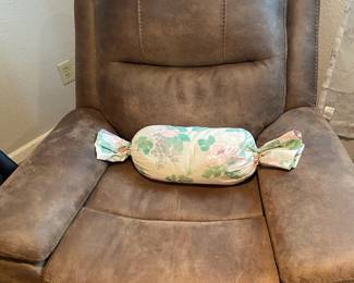 Brown Microfiber Recliner Chair