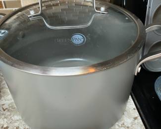 Green Pan Stock Pot