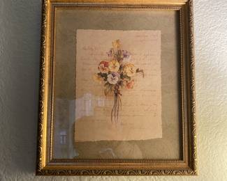 Framed Love Letters Art Print