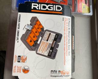 Ridgid 6 Piece Bi-Metal Hole Saw Set 