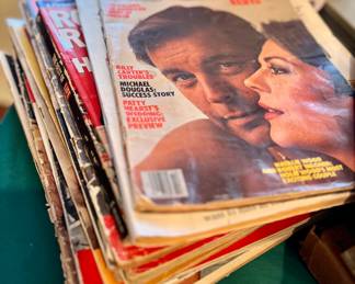 Several old magazine and newspapers