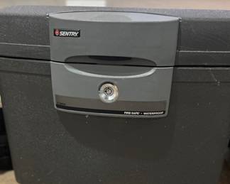 Small fireproof/waterproof Sentry safe - no key