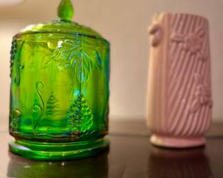 Indiana Glass - Harvest Carnival Green Pattern