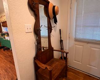 Antique Hall Tree