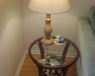 Bentwood bamboo side table.