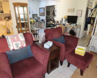 Living room furniture.