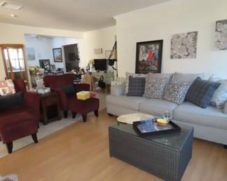 Living room furniture.