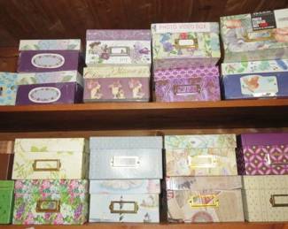 Lots of Decorative Storage Boxes