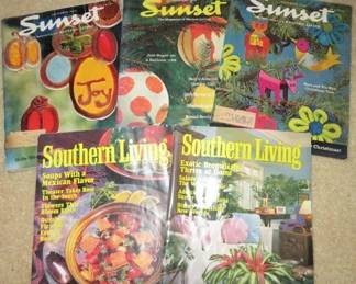 Vintage Magazines, Sunset/Souther Living/Better Homes and Gardens