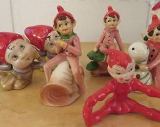 Vintage Pixie Elf Figurines Japan  