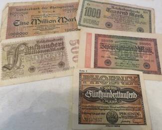 Vintage Banknotes Germany
