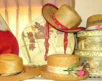 Ladies Hats/Hat Boxes
