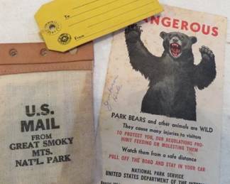 Vintage Travel Souvenir Great Smoky Mountains Natl. Park