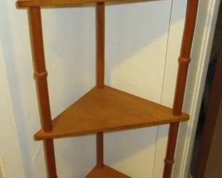 4 Tier Corner What Not Stand