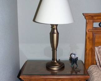 Night stand(x2) and lamp