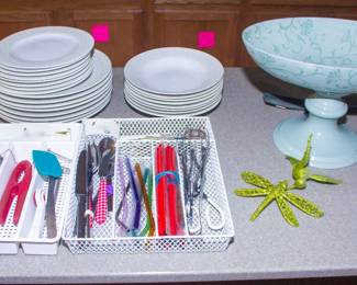 Plates and utensils