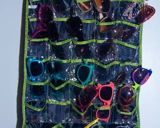 Various pairs of sunglasses