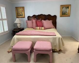 King size French-Provincial bedroom