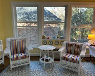 Lovely high-end wicker furniture