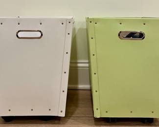 (4) Rolling Storage Baskets