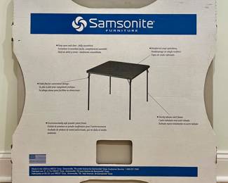 (4) Samsonite Folding Tables