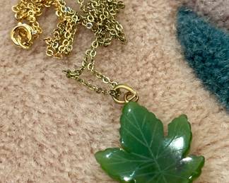 Green Leaf Necklace