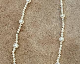Faux Pearl Necklace