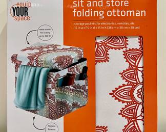 Sit & Store Folding Ottoman