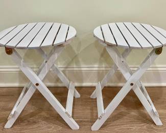 (2) Folding Side Tables