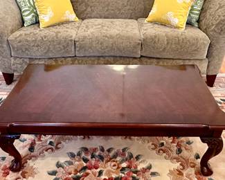 Coffee Table with Claw on Ball Feet