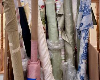 Assorted Bolts of Fabric