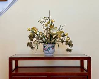 Console Table with Two Drawers 