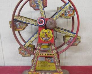 Tin Windup Toy Ferris Wheel